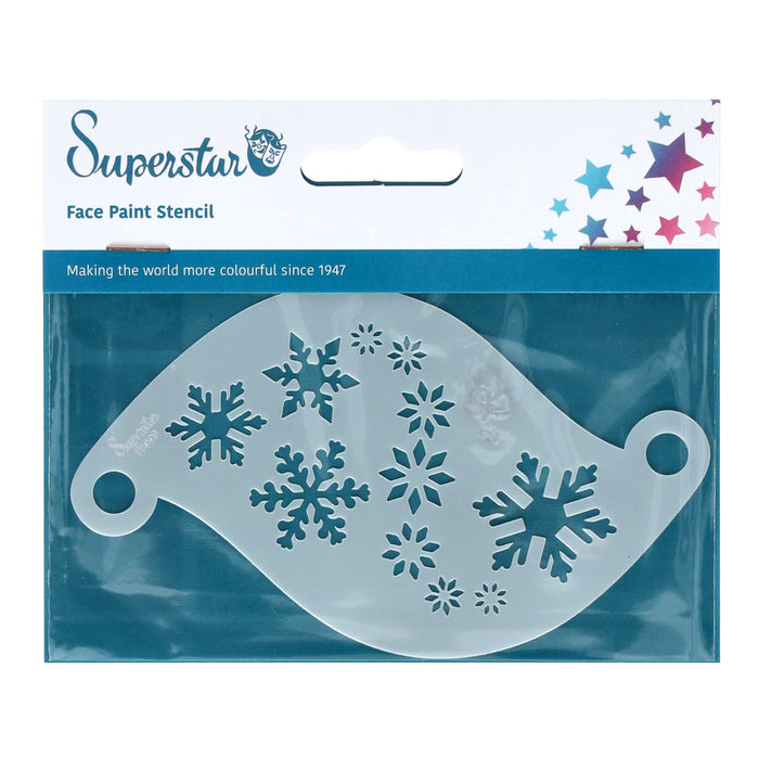 Superstar  | Face Painting Stencil - Snowflakes   77003
