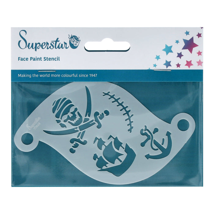 Superstar  | Face Painting Stencil - Pirate 77063