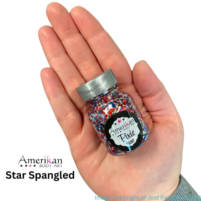 Pixie Paint Face Paint Glitter Gel - Star Spangled - Small 1oz