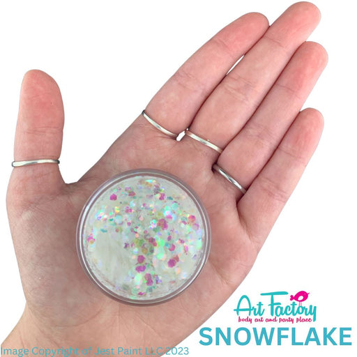 Art Factory | Loose Chunky Glitter - Snowflake (30ml jar)