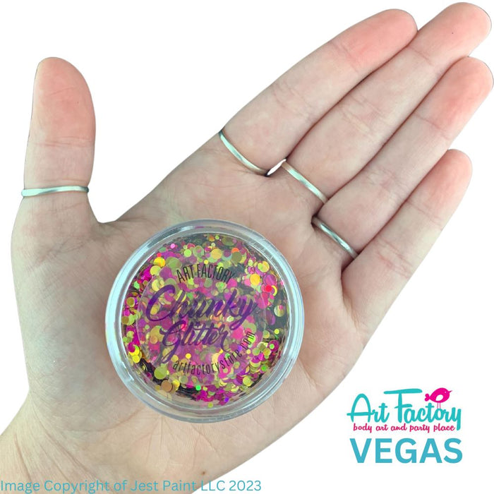 Art Factory | Loose Chunky Glitter - Vegas (30ml jar)