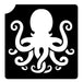 Art Factory | Glitter Tattoo Stencil - (221) Octopus - 5 Pack - #74