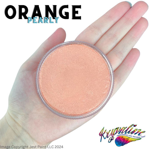 Kryvaline Face Paint (Creamy line) - Pearly Orange 30gr
