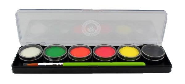 Cameleon Paint | 6 Color Small Adult Neon Party Box Palette -(SFX - Non Cosmetic) BLOWOUT SALE!