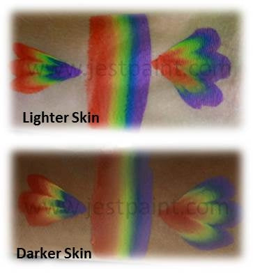 DFX Face Paint Rainbow Cake - Small Flabbergasted (RS30-5)   Approx. 14ml / .47 fl oz #5