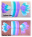 DFX Face Paint Rainbow Cake - Small Twisted Pastels (RS30-33)  Approx. 14ml / 28gr  #33