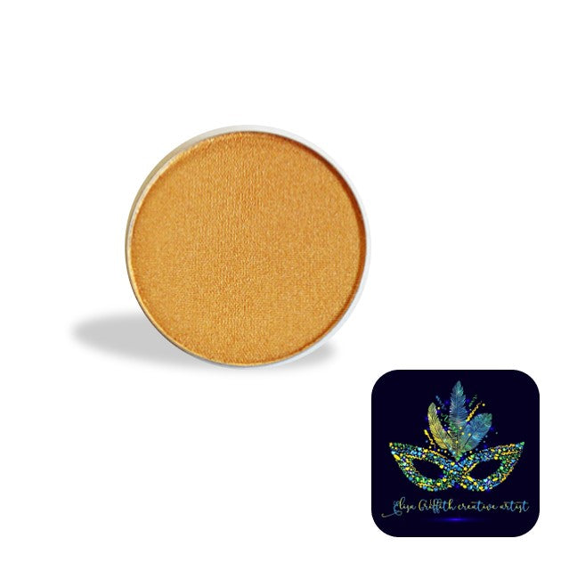 Color Me Pro Face Painting Powder by Elisa Griffith | Shimmer Treasure Gold (3.5 gr)