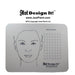 Jest Design It | Face Painting Practice Board - Adult and Grid - Discontinued