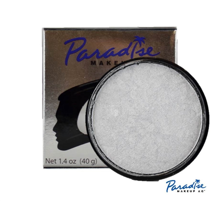 Paradise Face Paint By Mehron - Brilliant Argente ( Metallic Silver )40gr