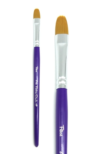 Art Factory Studio Face Painting Brush - 3/8" Filbert