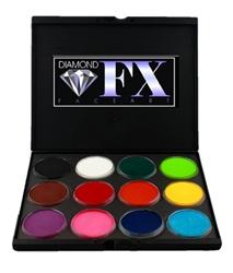 Diamond FX Face Paint and SFX  |  CUSTOM  BUNDLE - Build Pro Palette - Choose 12 x 32gr cakes