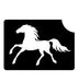 Art Factory | Glitter Tattoo Stencil - (218) Horse Running - 5 Pack -  #159