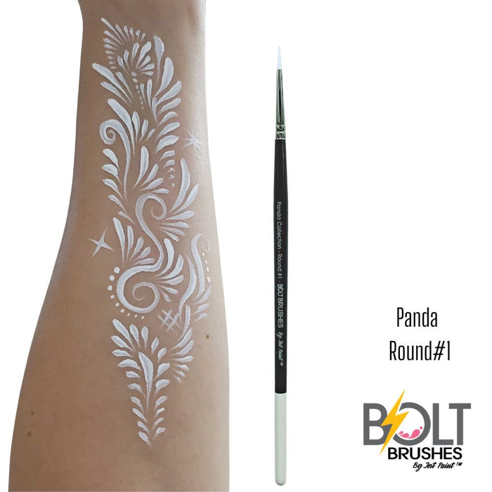 BOLT | Face Painting Brush by Jest Paint - PANDA Collection Round  #1   (Discontinuing Style - On Sale!)