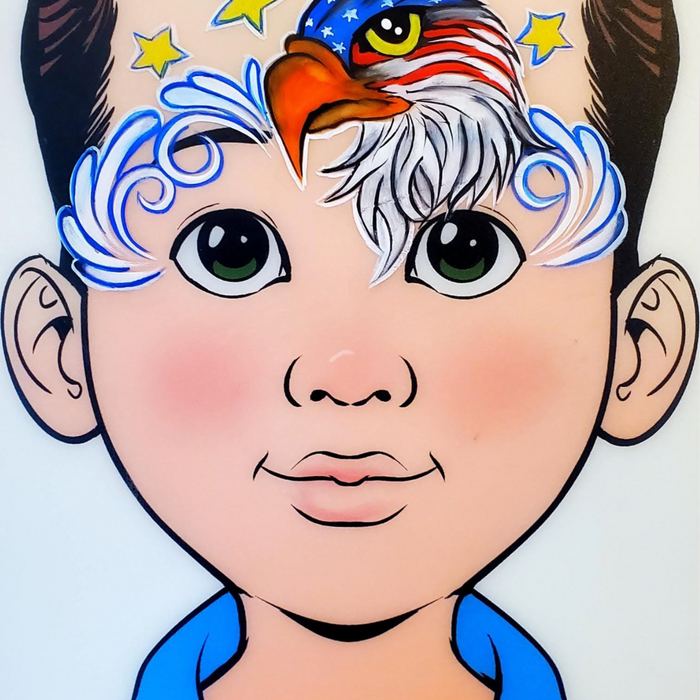 35+ Fabulous 4th of July Face Painting Ideas