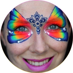 How to Face Paint - Butterfly Face Paint Tutorial