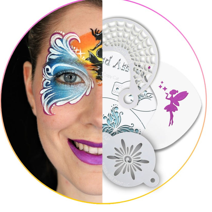 Face Painting with Stencils - Instructions and Best Stencils Guide