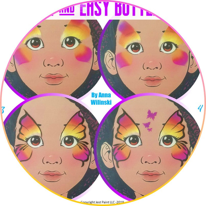 Quick and Easy Step by Step Face Painting | Butterfly