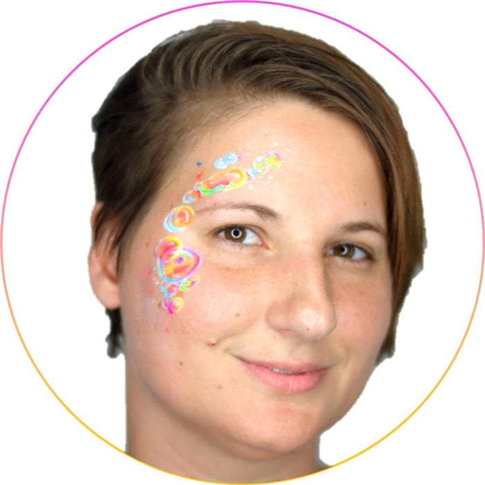 How to Face Paint Bubbles Face Paint Tutorial — Jest Paint Face