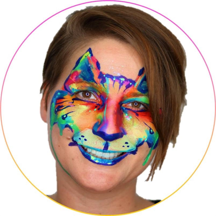 How to Face Paint - Watercolor Cat Face Paint Tutorial