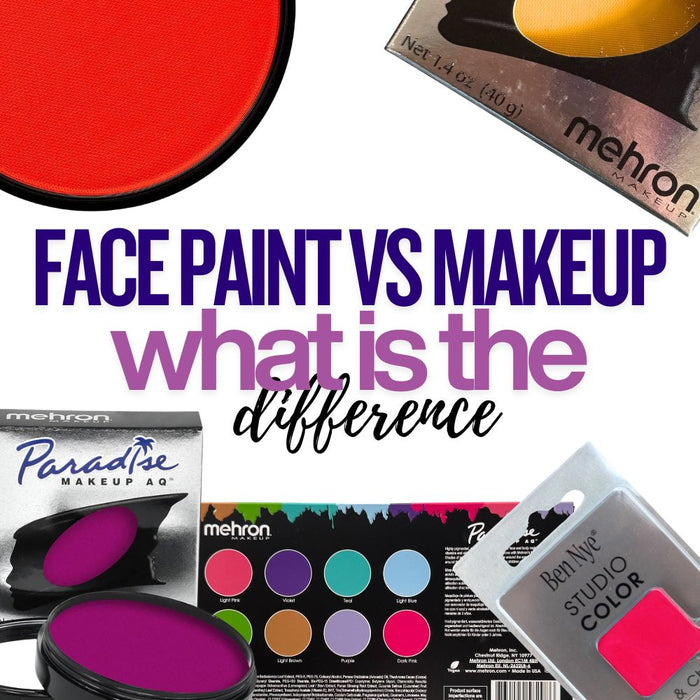🎨 Face Paint vs. Makeup: What’s the Difference?