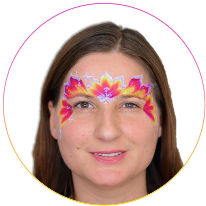 How to Face Paint - Flower Mask Face Painting Tutorial