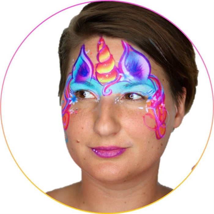 Diyeah Face Paint Makeup Body Painting Stencils Unicorn Horn For