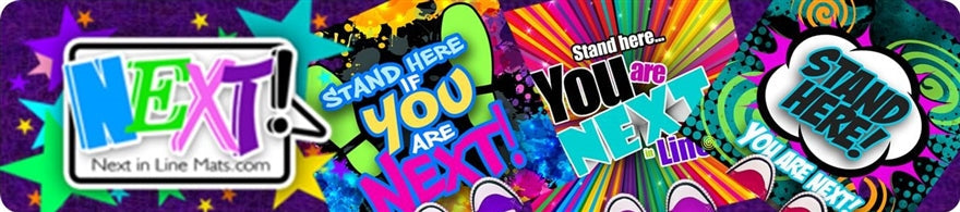 Next In Line Mats | Line Management Mats & Signs