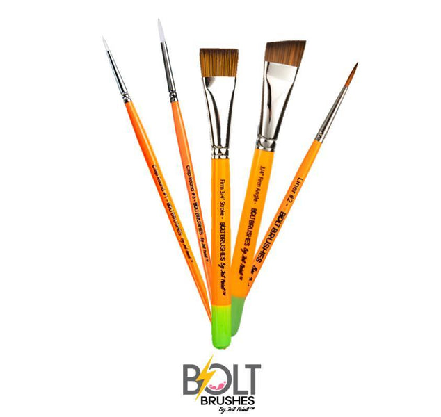 Bolt Brushes - New 1/4 Short Small Firm Angle – Vivid Glitter