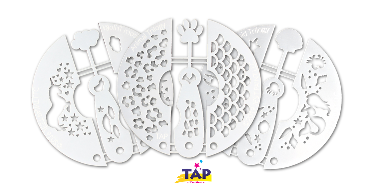 Trilogy TAP Face Painting Stencils — Jest Paint Face Paint Store