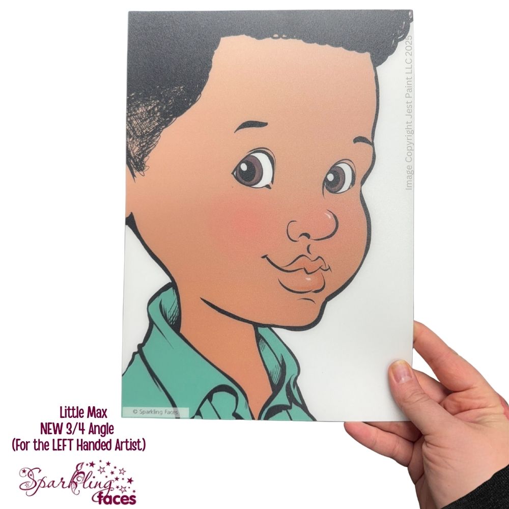 Sparkling Faces | Face Painting Practice Boards