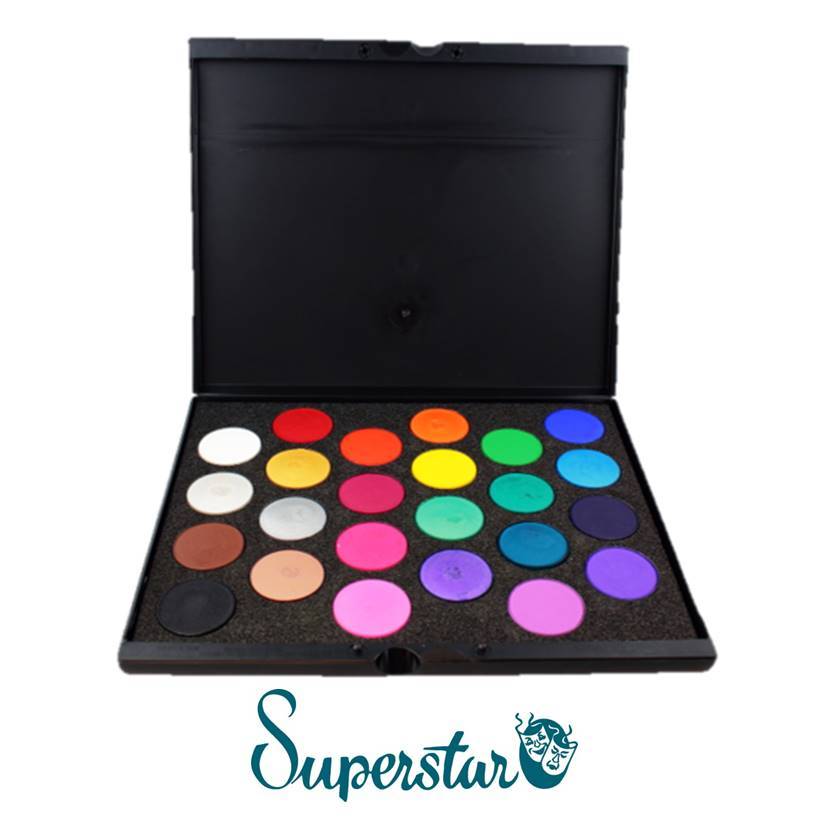 Superstar Face Paint - Palette - 12 Bright colors