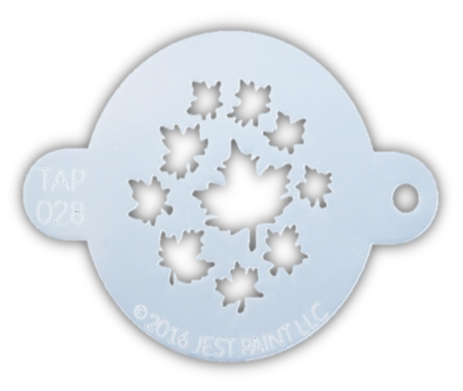 Trees and Leaves Face Painting Stencils — Jest Paint Face Paint Store