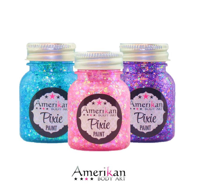 Pixie Paint Chunky Glitter Gels by Amerikan Body Art — Jest Paint