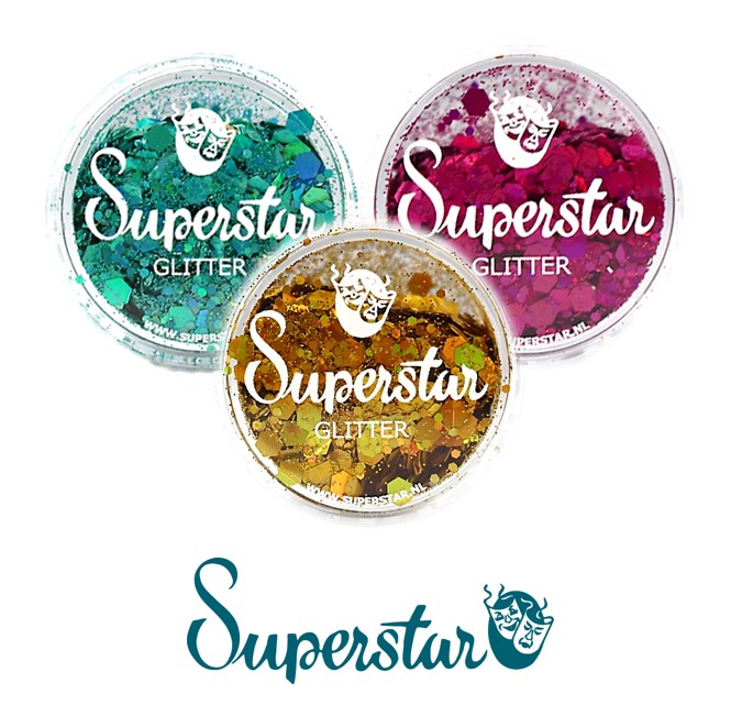 Superstar  Loose FINE Glitter Set 98981 - FINE UNICORN Six Pack (90ml —  Jest Paint - Face Paint Store