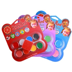 Ruby Red Face Painting Palettes — Jest Paint - Face Paint Store