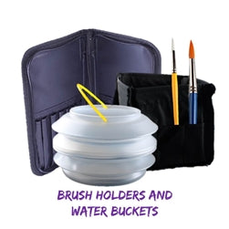 Brush and Sponge Holders and Water Buckets