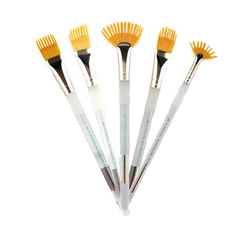 Rake and Wisp Face Painting Brushes