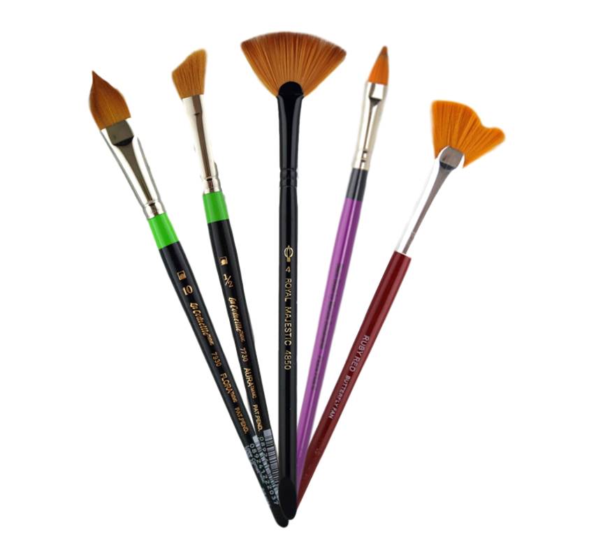 Wisp & Rake Brushes, Halloween Face Paint Brushes