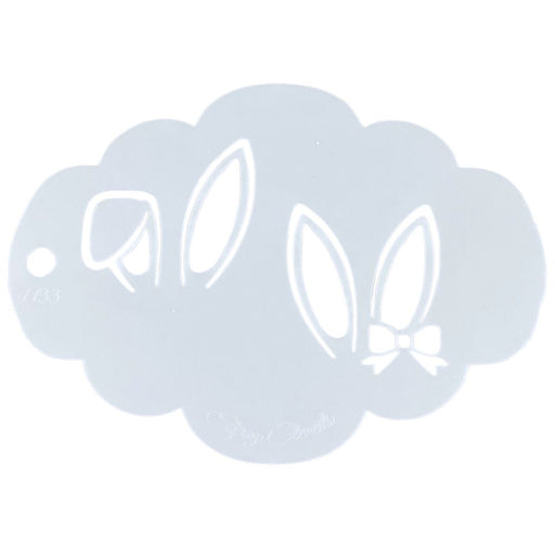 Topaz Stencils | Face Painting Stencil - Bunny Ears (01133)
