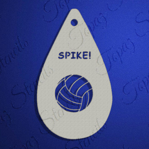 Topaz Stencils | Face Painting Stencil - Volleyball (0150)