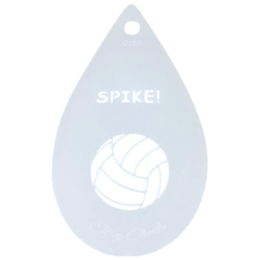Topaz Stencils | Face Painting Stencil - Volleyball (0150)