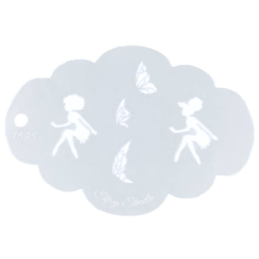 Topaz Stencils | Face Painting Stencil - Fairy Sistas (01695)