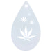 Topaz Stencils | Face Painting Stencil - Cannabis (0192)