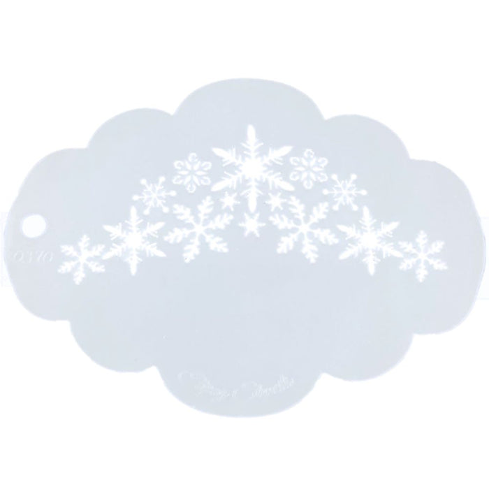 Topaz Stencils | Face Painting Stencil - Snowflake Crown (0370)