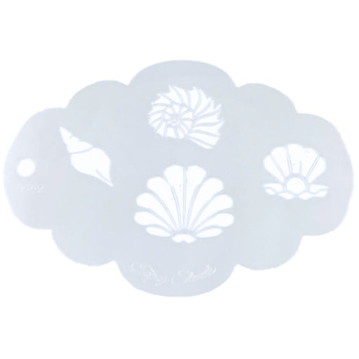 Topaz Stencils | Face Painting Stencil - Sea Shells (0662)