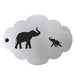 Topaz Stencils | Face Painting Stencil -  Elephants (01716)