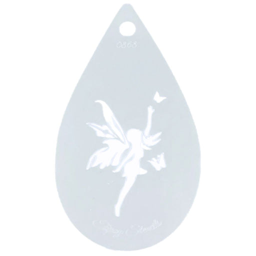 Topaz Stencils | Face Painting Stencil - Butterfly Fairy (0868)