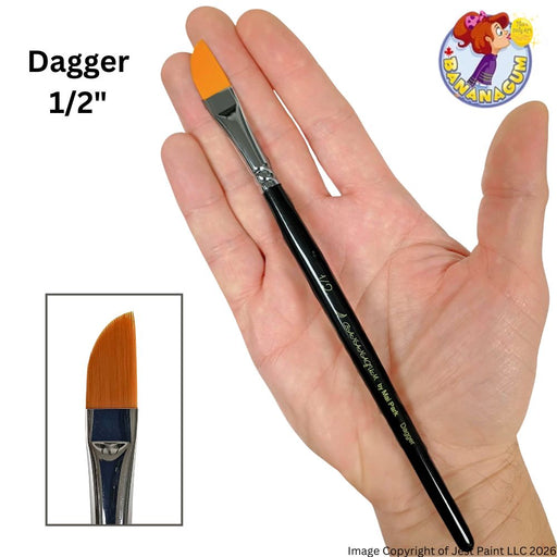 Bananagum | Face Painting Brush by Mai Park -  Dagger 1/2"