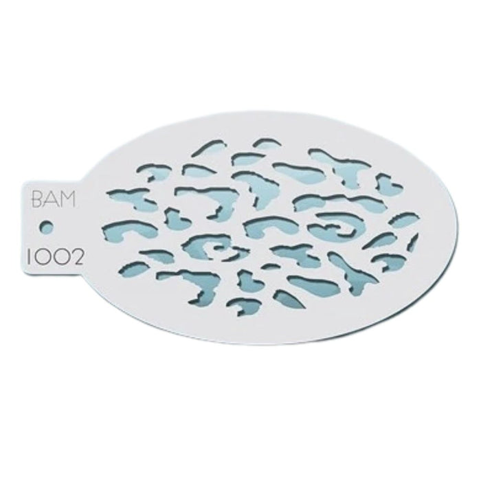 Bad Ass Mini 1002 - Face Painting Stencil - Cheetah