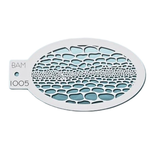 Bad Ass Mini 1005 - Face Painting Stencil - Scales